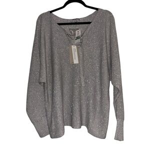 Tommy Bahama Shimmer Tie Front Pullover